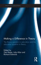 Book cover of: Making a Difference in Theory. By: Gert Biesta