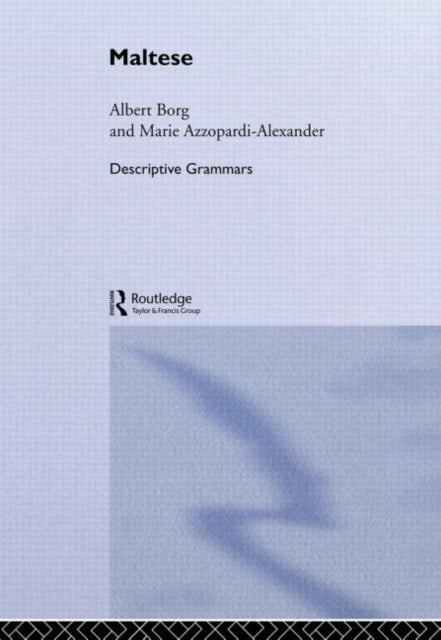 Book cover of: Maltese. By: Marie Azzopardi-Alexander