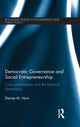 Book cover of: Democratic Governance and Social Entrepreneurship. By: Denise M. Horn