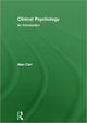 Book cover of: Clinical Psychology. By: Alan Carr