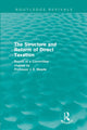 Book cover of: Structure and Reform of Direct Taxation (Routledge Revivals). By: James E. Meade