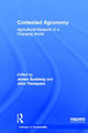 Book cover of: Contested Agronomy. By: J. E. Sumberg