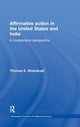 Book cover of: Affirmative Action in the United States and India