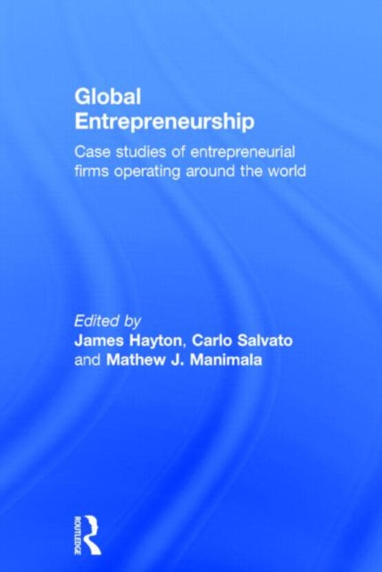 Book cover of: Global Entrepreneurship. By: James Hayton