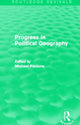 Book cover of: Progress in Political Geography (Routledge Revivals). By: Michael Pacione