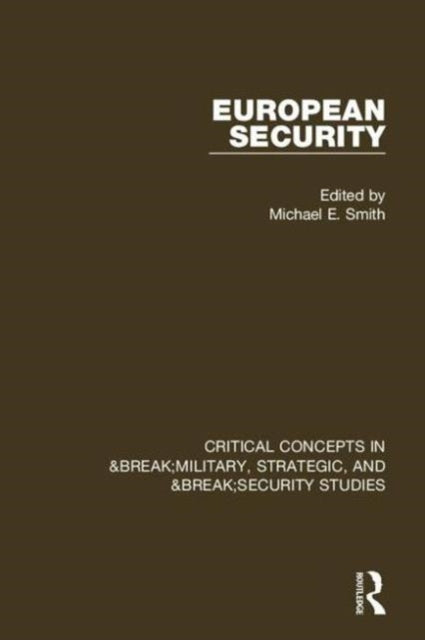 Book cover of: European Security. By: Smith, Michael E.