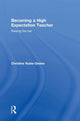 Book cover of: Becoming a High Expectation Teacher. By: Christine Rubie-Davies
