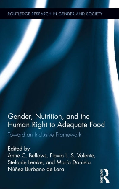 Book cover of: Gender, Nutrition, and the Human Right to Adequate Food. By: Anne C. Bellows