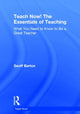 Book cover of: Teach Now! The Essentials of Teaching. By: Casey