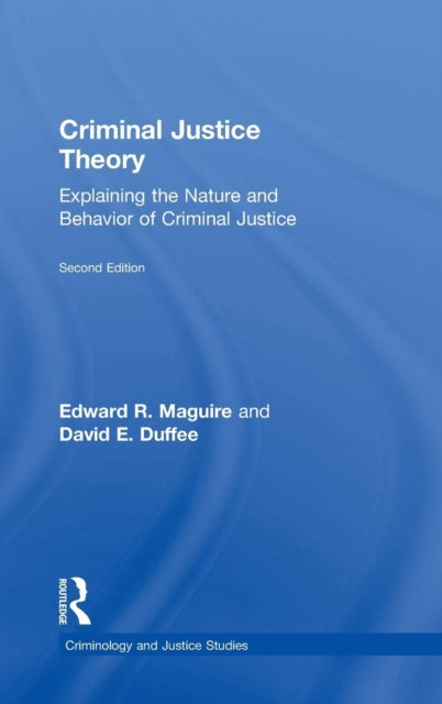 Book cover of: Criminal Justice Theory