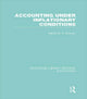 Book cover of: Accounting Under Inflationary Conditions (RLE Accounting). By: Patrick Kirkman