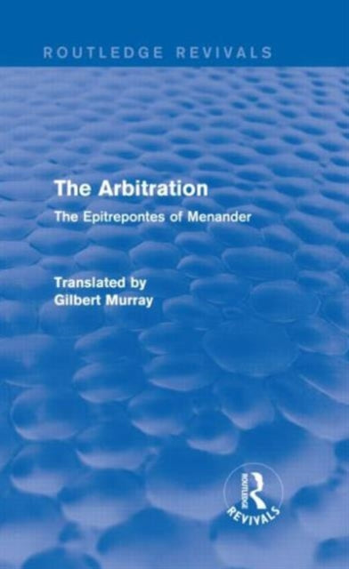 Book cover of: Arbitration (Routledge Revivals). By: Gilbert Murray