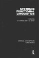 Book cover of: Systemic Functional Linguistics. By: Y. J. Doran