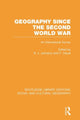 Book cover of: Geography Since the Second World War. By: Ron Johnston