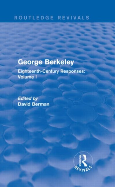 Book cover of: George Berkeley (Routledge Revivals). By: David Berman