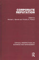 Book cover of: Corporate Reputation. By: Michael L. Barnett