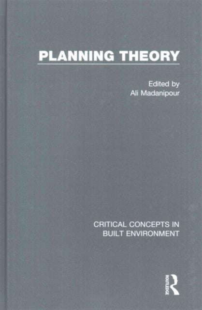 Book cover of: Planning Theory. By: Ali Madanipour