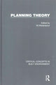 Book cover of: Planning Theory. By: Ali Madanipour
