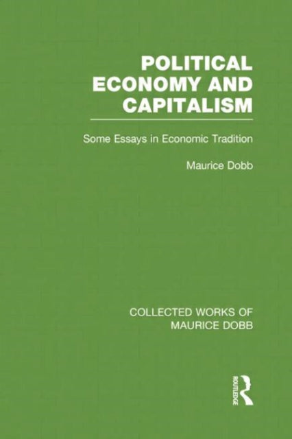 Book cover of: Political Economy and Capitalism. By: Maurice Dobb