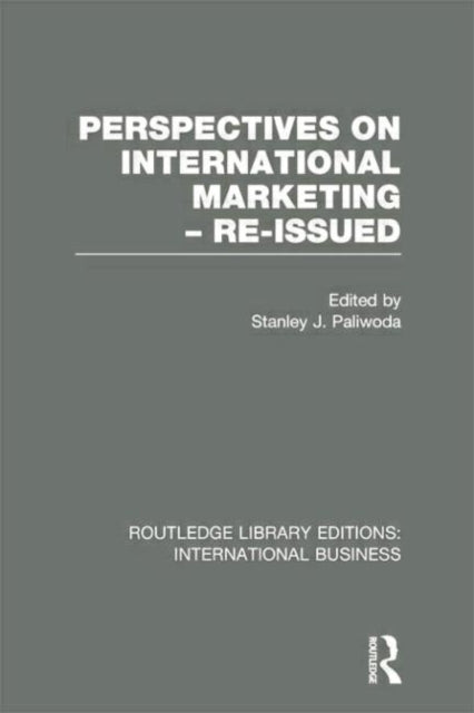 Book cover of: Perspectives on International Marketing - Re-issued (RLE International Business). By: Stanley Paliwoda