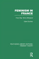 Book cover of: Feminism in France (RLE Feminist Theory). By: Claire Duchen