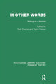 Book cover of: In Other Words (RLE Feminist Theory). By: Gail Chester