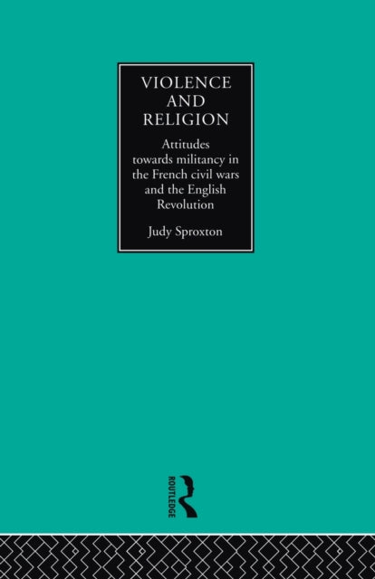 Book cover of: Violence and Religion. By: Judy Sproxton