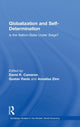 Book cover of: Globalization and Self-Determination. By: David Cameron
