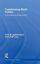 Book cover of: Transforming World Politics. By: Anna M. Agathangelou, An Agathangelou
