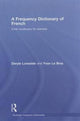 Book cover of: Frequency Dictionary of French. By: Deryle Lonsdale, Yvon Le Bras
