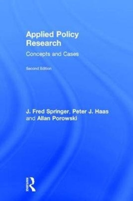 Book cover of: Applied Policy Research. By: Peter J. Haas