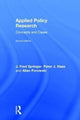Book cover of: Applied Policy Research. By: Peter J. Haas