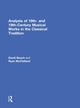 Book cover of: Analysis of 18th- and 19th-Century Musical Works in the Classical Tradition. By: David Beach