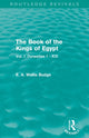 Book cover of: Book of the Kings of Egypt (Routledge Revivals). By: E. A. Wallis Budge