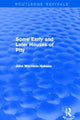 Book cover of: Some Early and Later Houses of Pity (Routledge Revivals). By: John Morrison Hobson