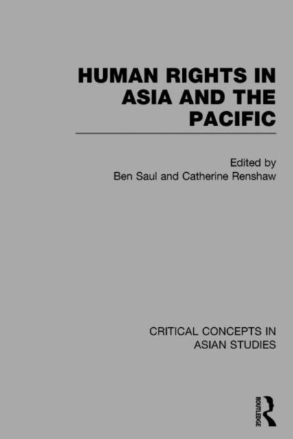 Book cover of: Human Rights in Asia and the Pacific. By: Ben Saul