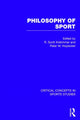 Book cover of: Philosophy of Sport. By: R. Scott Kretchmar