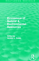 Book cover of: Economics of Natural & Environmental Resources (Routledge Revivals). By: Vernon L. Smith