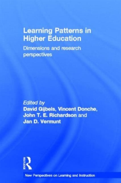 Book cover of: Learning Patterns in Higher Education. By: David Gijbels