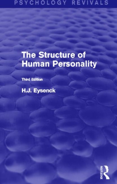 Book cover of: Structure of Human Personality (Psychology Revivals). By: Hans Jurgen Eysenck