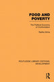 Book cover of: Food and Poverty. By: Radha Sinha