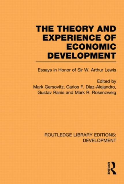 Book cover of: Theory and Experience of Economic Development. By: Mark Gersovitz