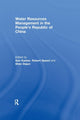 Book cover of: Water Resources Management in the People's Republic of China. By: Xuetao Sun