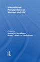 Book cover of: International Perspectives on Women and HIV. By: Samuel A. MacMaster