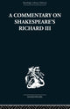 Book cover of: Commentary on Shakespeare's Richard III. By: Wolfgang Clemen