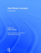 Book cover of: Real Estate Concepts. By: Ernie Jowsey