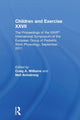 Book cover of: Children and Exercise XXVII. By: Craig Williams