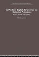 Book cover of: Modern English Grammar on Historical Principles. By: Otto Jespersen