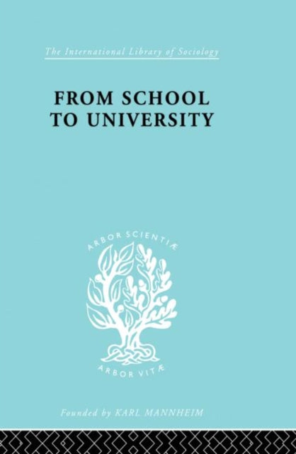 Book cover of: From School to University. By: R. R. Dale