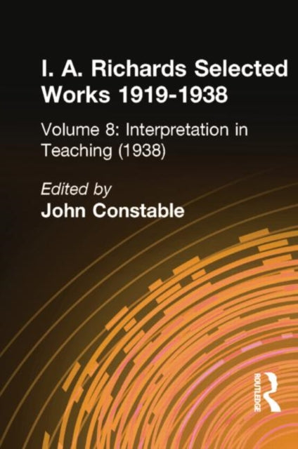 Book cover of: Interpretation In Teaching V 8